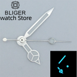 BLIGER Green/Blue Luminous Watch Hands Fit ETA 2836 2824 Miyota 8205 8215 821A Mingzhu DG 2813 3804 NH35 NH36 Movement