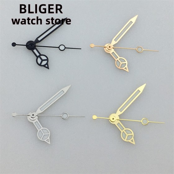 BLIGER High Quality Watch Hands White/Black/Rose Gold/Gold Fit ETA 2824 2836 MIYOTA 8215 821A DG 2813 NH35A NH36A 7S26 4R35 4R36