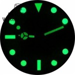 BLIGER 29mm Black Green Blue Red Gold Watch Dial With Hands Green luminous For Miyota DG NH35 NH36 ETA2824 PT5000 Movement