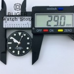 BLIGER 29mm Black Green Blue Red Gold Watch Dial With Hands Green luminous For Miyota DG NH35 NH36 ETA2824 PT5000 Movement
