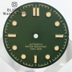 BLIGER 31mm Black Green Watch Dial Fit NH35 NH36 ETA2824 2836 PT5000 Miyota8215 821 DG2813/3804 Movement Replacement Watch Parts