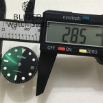 BLIGER 28.5mm Watch Dial Sun Print Dial Luminous for MIYOTA 8215 MINGZHU2813 PT5000 ETA2824 2836 Movement