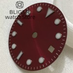 BLIGER 28.5mm Watch Dial Sun Print Dial Luminous for MIYOTA 8215 MINGZHU2813 PT5000 ETA2824 2836 Movement