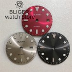 BLIGER 28.5mm Watch Dial Sun Print Dial Luminous for MIYOTA 8215 MINGZHU2813 PT5000 ETA2824 2836 Movement