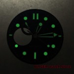 BLIGER 30.8mm Black/White/Blue Water Ripple Skeleton Dial and Hands for NH39 Movement Mechanical Watch Accessories