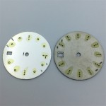 BLIGER 29mm White Blue Dial C3 Luminous NH35 NH36 Movement 3 O'Clock 3.8 Clock Crown