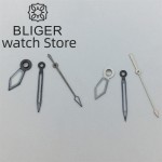 BLIGER NH35 Watch Hands Silver Green Hands Watch Hands Fit NH35 NH36 ETA2824 2836 Miyota8215 Mingzhu DG2813 3804 Movement