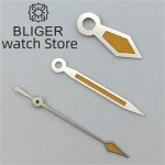 BLIGER NH35 Watch Hands Silver Green Hands Watch Hands Fit NH35 NH36 ETA2824 2836 Miyota8215 Mingzhu DG2813 3804 Movement