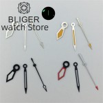 BLIGER NH35 Watch Hands Silver Green Hands Watch Hands Fit NH35 NH36 ETA2824 2836 Miyota8215 Mingzhu DG2813 3804 Movement