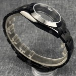 36MM/39MM PVD Black Polish Waterproof Watch Case Sapphire Fits NH35 NH36 Miyota DG ETA2824 PT5000 Movement Explore Watch Parts