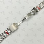 BLIGER 20mm 904L Solid Stainless Steel Bracelet Silver Strap Fits 39mm 40mm BB58 Watch Case