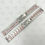 BLIGER 20mm 904L Solid Stainless Steel Bracelet Silver Strap Fits 39mm 40mm BB58 Watch Case