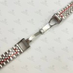 BLIGER 20mm 904L Solid Stainless Steel Bracelet Silver Strap Fits 39mm 40mm BB58 Watch Case