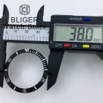 BLIGER 38mm Super Blue Green Luminous High Quality Ceramic Bezel Insert Fit 40mm For Submarine Watch Case Watch Accessories