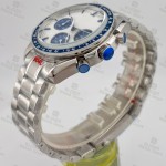 BLIGER 41mm Chronograph Multifunction Quartz Moon Watch For Men VK63 Movement Waterproof Sport Stainless Steel Clock Relogio
