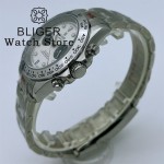 BLIGER 39mm VK64 Moon Quartz Chronograph Watch For Men Sapphire Crystal Black Pink Dial With 5 Hands 6 O'clock Date Waterproof