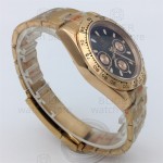 BLIGER Luxury Fashion Rose Gold Quartz Chronograph Business 39mm Sapphire Crystal Men's Watch VK63 Movement Luminous Black Dial