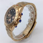 BLIGER Luxury Fashion Rose Gold Quartz Chronograph Business 39mm Sapphire Crystal Men's Watch VK63 Movement Luminous Black Dial