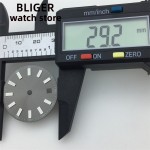 BLIGER Dial 29.2mm Green White Black fits NH35/NH35A ETA2824/2836 Miyota 8205/8215/821A DG2813/3804 movement