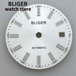 BLIGER Dial 29.2mm Green White Black fits NH35/NH35A ETA2824/2836 Miyota 8205/8215/821A DG2813/3804 movement