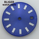 BLIGER Dial 29.2mm Green White Black fits NH35/NH35A ETA2824/2836 Miyota 8205/8215/821A DG2813/3804 movement