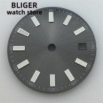 BLIGER Dial 29.2mm Green White Black fits NH35/NH35A ETA2824/2836 Miyota 8205/8215/821A DG2813/3804 movement