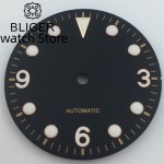 BLIGER 29.2mm Dial Green Glow suitable for NH34 NH35 NH36 miyota8215 DG2813 ETA2824 2836 PT5000 automatic movement