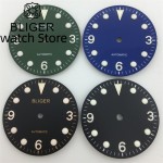 BLIGER 29.2mm Dial Green Glow suitable for NH34 NH35 NH36 miyota8215 DG2813 ETA2824 2836 PT5000 automatic movement