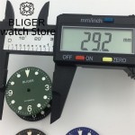 BLIGER 29.2mm Dial Green Glow suitable for NH34 NH35 NH36 miyota8215 DG2813 ETA2824 2836 PT5000 automatic movement