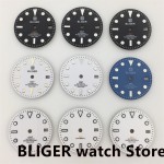 BLIGER Watch parts 29mm sterile dial NH34A NH34GMT DG3804 NH35 NH36 ETA2824 PT5000 Miyota Mingzhu2813 Automatic movement