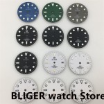 BLIGER Watch parts 29mm sterile dial NH34A NH34GMT DG3804 NH35 NH36 ETA2824 PT5000 Miyota Mingzhu2813 Automatic movement