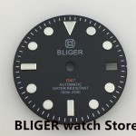 BLIGER Watch parts 29mm sterile dial NH34A NH34GMT DG3804 NH35 NH36 ETA2824 PT5000 Miyota Mingzhu2813 Automatic movement