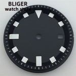 BLIGER 32.5mm sterile dial luminous watch dial suitable for Miyota 8205 8215 821A ETA 2826 2824 DG2813 3804 movement