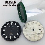 BLIGER 32.5mm sterile dial luminous watch dial suitable for Miyota 8205 8215 821A ETA 2826 2824 DG2813 3804 movement