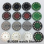 new 20.5mm women's watch dial Black white blue Green grey Red color for Japan NH05A NH06A movement for 26mm Watch Case