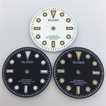 BLIGER new 29mm Retro dial White orange Yellow scale C3 luminous Fits NH34 NH35 NH36 ETA 2836 PT5000 Miyota DG series movement