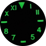 29mm Vintage California Dial Green glow Fits NH35 NH36 ETA 2824 2836 PT5000 Miyata 8205 8215DG2813 3804 Movement