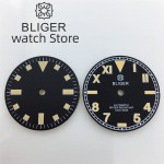 29mm Vintage California Dial Green glow Fits NH35 NH36 ETA 2824 2836 PT5000 Miyata 8205 8215DG2813 3804 Movement