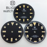 29mm Vintage California Dial Green glow Fits NH35 NH36 ETA 2824 2836 PT5000 Miyata 8205 8215DG2813 3804 Movement