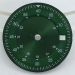 BLIGER 28.5mm Sterile Watch Dial Black Green White Dial Fit ETA2824 2836 PT5000 Miyota8215 821A Mingzhu DG2813 3804 Movement