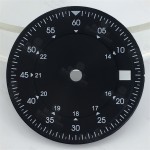 BLIGER 28.5mm Sterile Watch Dial Black Green White Dial Fit ETA2824 2836 PT5000 Miyota8215 821A Mingzhu DG2813 3804 Movement