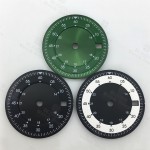 BLIGER 28.5mm Sterile Watch Dial Black Green White Dial Fit ETA2824 2836 PT5000 Miyota8215 821A Mingzhu DG2813 3804 Movement