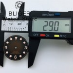 BLIGER 29mm Gradient Dial Vintage Black Brown With Rose Gold Snowflake Hands Fit NH35 NH36 ETA2824 2836 Miyota DG PT5000Movement