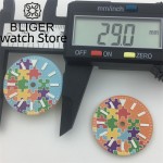 BLIGER 29mm Camo Dial Green luminous with NH35 NH36 ETA2824 2836 Miyota 8215 DG2813 3804 PT5000 movement