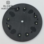BLIGER 33.5mm dial Black Gold Grey Rose gold Green luminous Fits NH34 NH35 NH36 ETA 2824 2836 PT5000 Miyota DG series movement