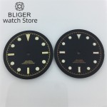 BLIGER 33.5mm dial Black Gold Grey Rose gold Green luminous Fits NH34 NH35 NH36 ETA 2824 2836 PT5000 Miyota DG series movement