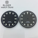 BLIGER 33.5mm dial Black Gold Grey Rose gold Green luminous Fits NH34 NH35 NH36 ETA 2824 2836 PT5000 Miyota DG series movement