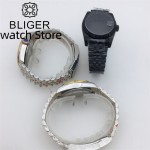36mm 39mm NH35 Case Fluted Bezel Sapphire Fit NH34 NH35 NH36 ETA2824 36 PT5000 Miyota8215 DG movement Fits SK DJ Replacemet Part