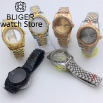 36mm 39mm NH35 Case Fluted Bezel Sapphire Fit NH34 NH35 NH36 ETA2824 36 PT5000 Miyota8215 DG movement Fits SK DJ Replacemet Part