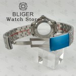 BLIGER 41MM NH35 Diver Watch Case With Stainless Bracelet Sapphire Glass Waterproof For NH34 NH35 NH36 ETA2824 PT5000 Movement
